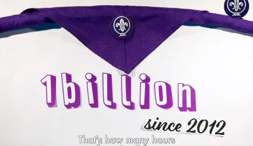 1 Billion Hours of Service by Scouts around the world
