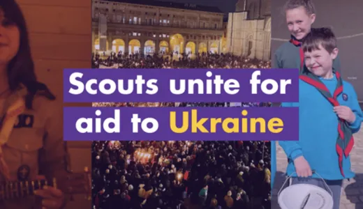 Scouts unite for aid to Ukraine