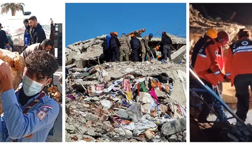Scout solidarity in Türkiye and Syria