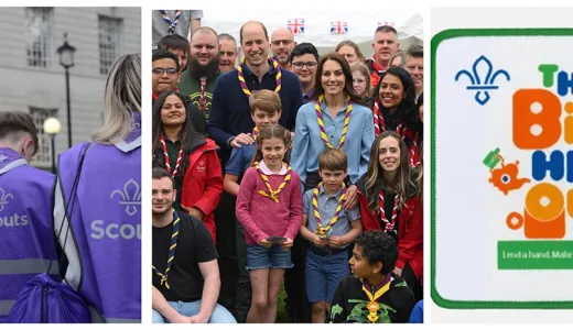 Scouts support Royal Coronation & Big Help Out